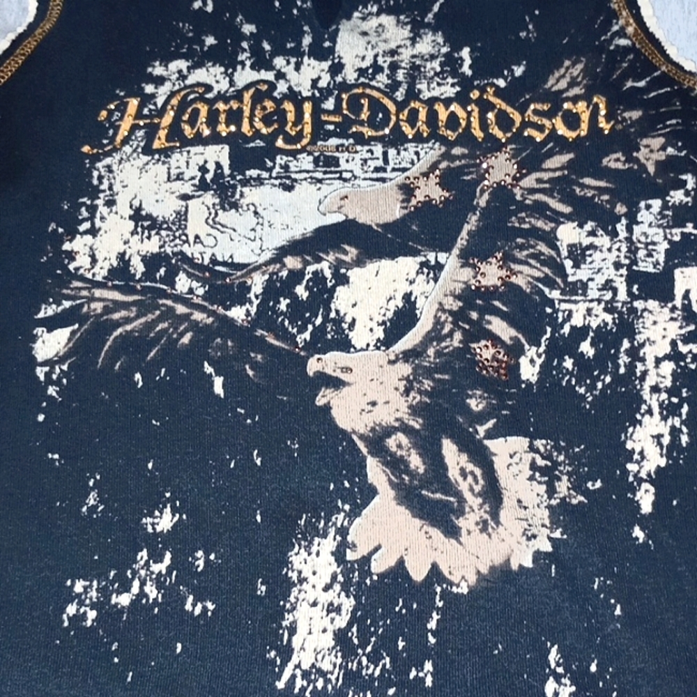 Ladies Harley Davidson Screaming Eagle Muscle T Shirt